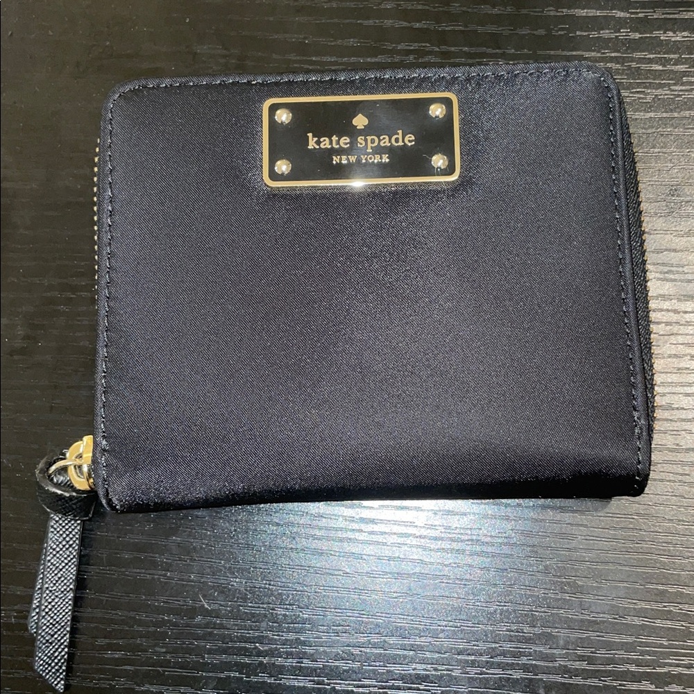 Kate Spade Black Nylon Wallet Darci Wilson Road